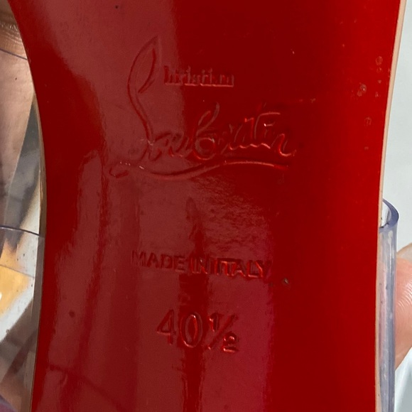 Just Nothing Illusion Red Sole Sandals - Picture 2 of 10